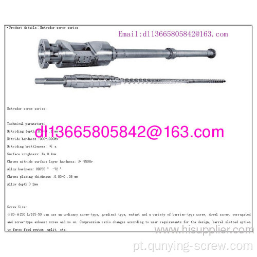 Bimetallic Extrusion Screw And Barrel For Sale 